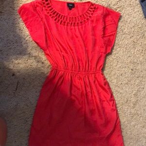 Pink, fuscia dress